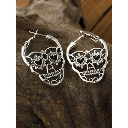 Day Of The Dead Sugar Skull Earrings