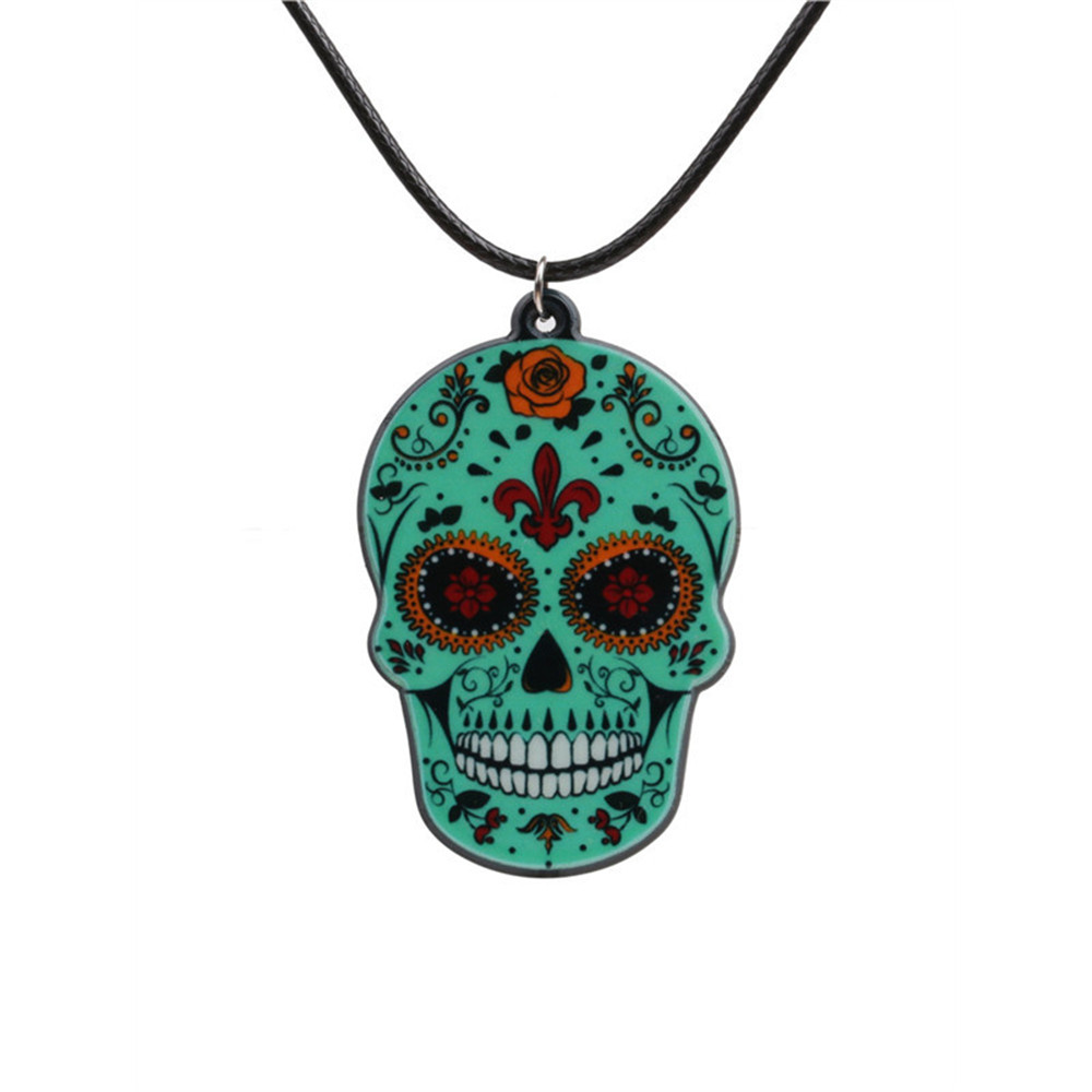 Day Of The Dead Sugar Skull Necklace