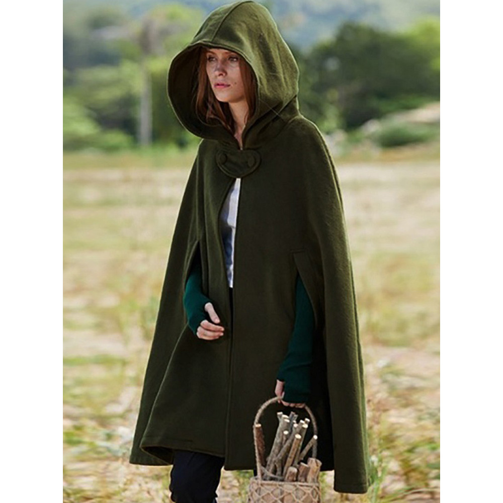 Gothic Hooded Cape Jacket