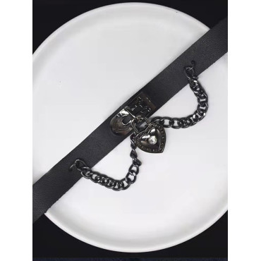 Gothic Vintage Leather Necklace