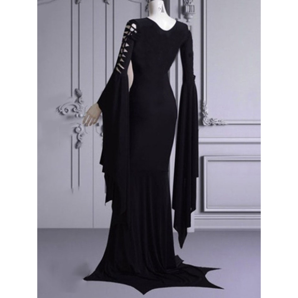 Halloween Gothic V-Neck Sexy Dress