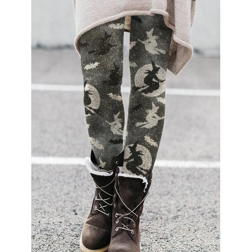 Halloween Night Witches Comfy Leggings