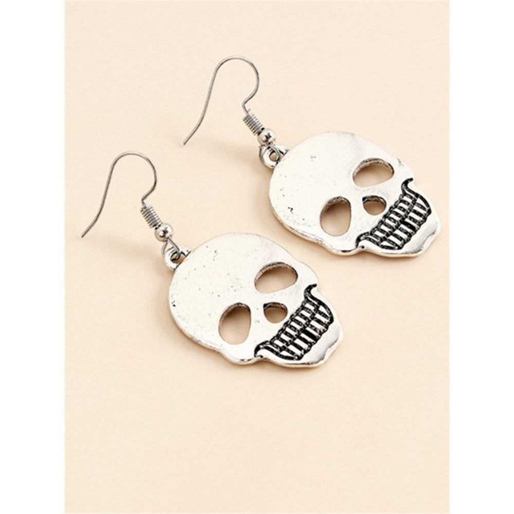 Halloween & Day Of The Dead Skull Dangle Earrings