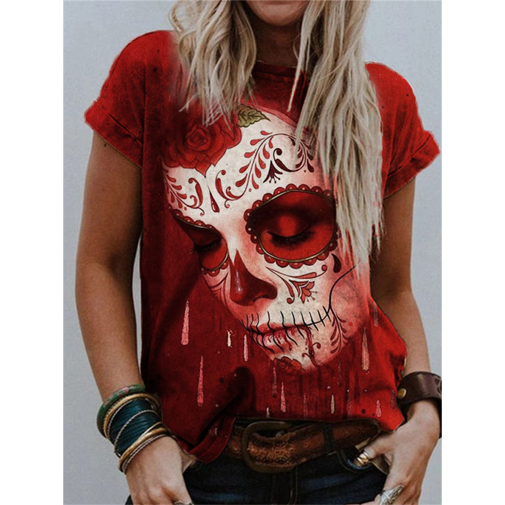Rosy Day Of The Dead Art T Shirt