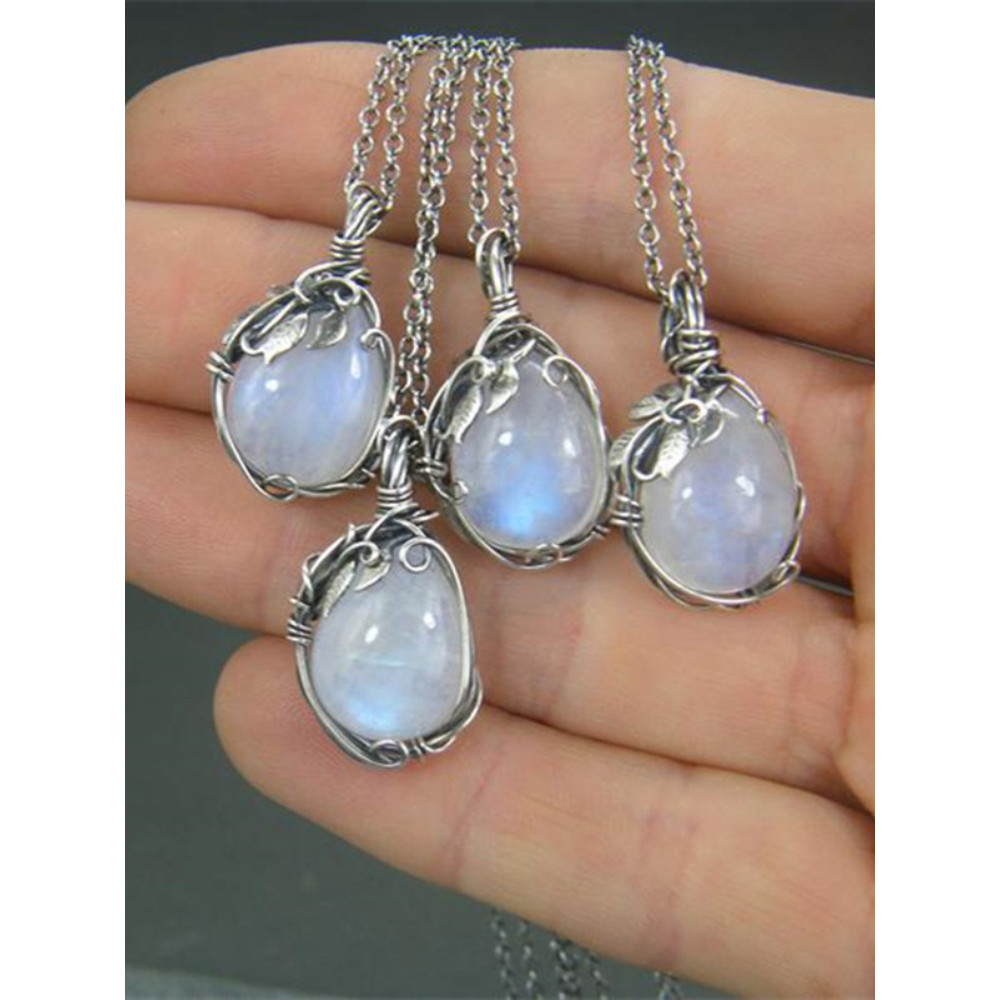 Vintage Vines Tangled Moonstone Necklace