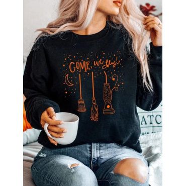 Come We Fly Halloween Sweatshirt