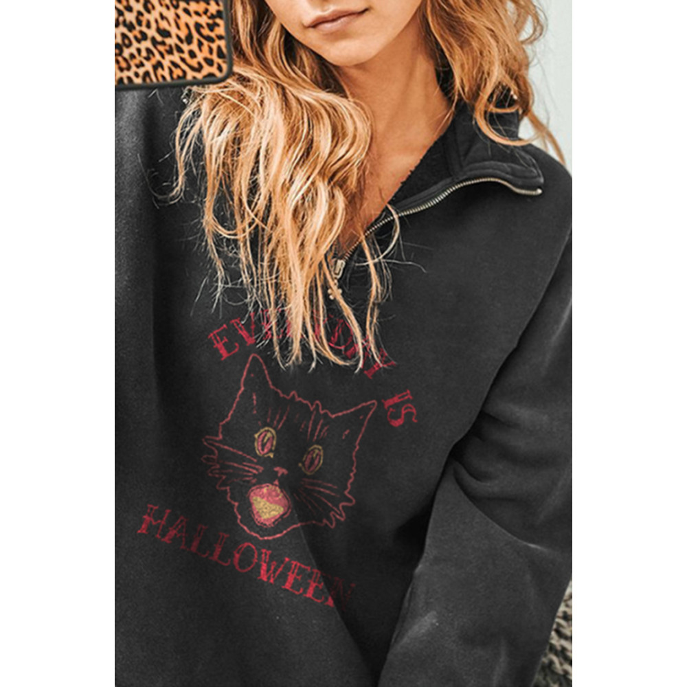 Every Day Is Halloween Print Sweatshirt