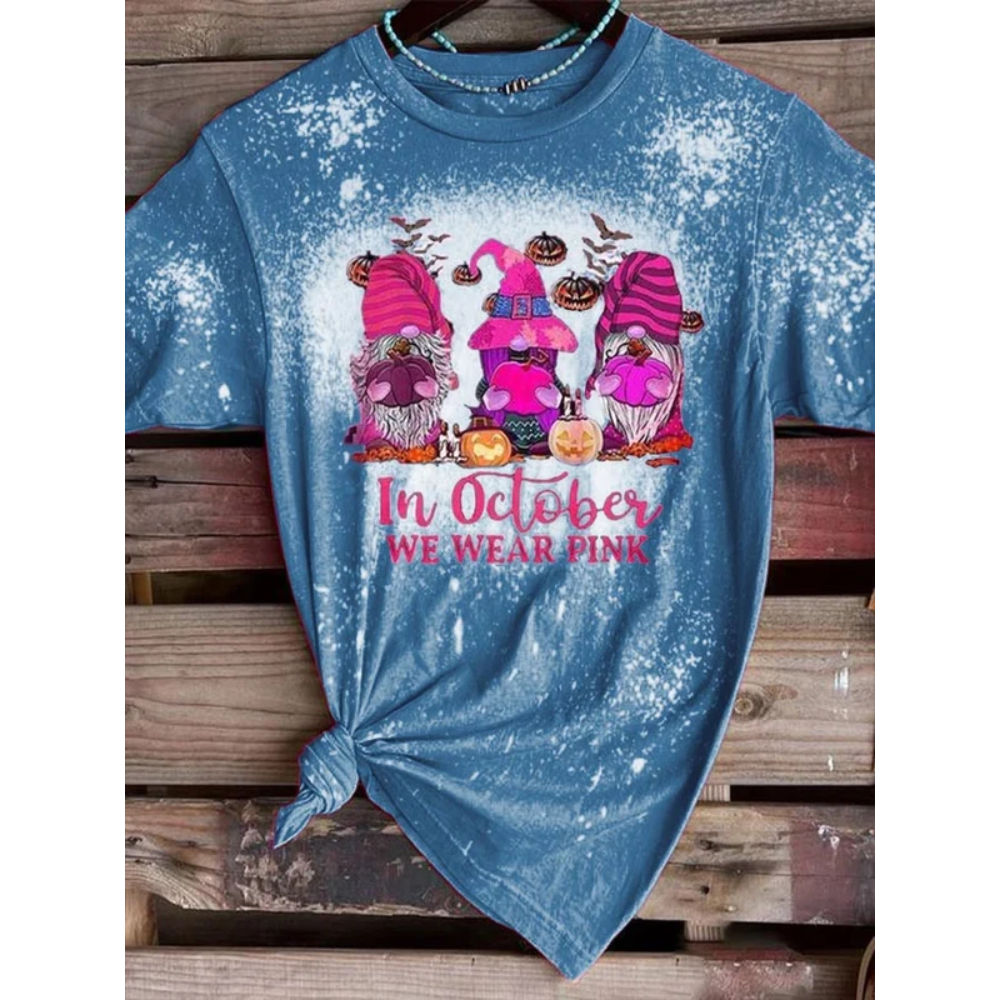Fashion Tie Dye Print Short Sleeve T-Shirt
