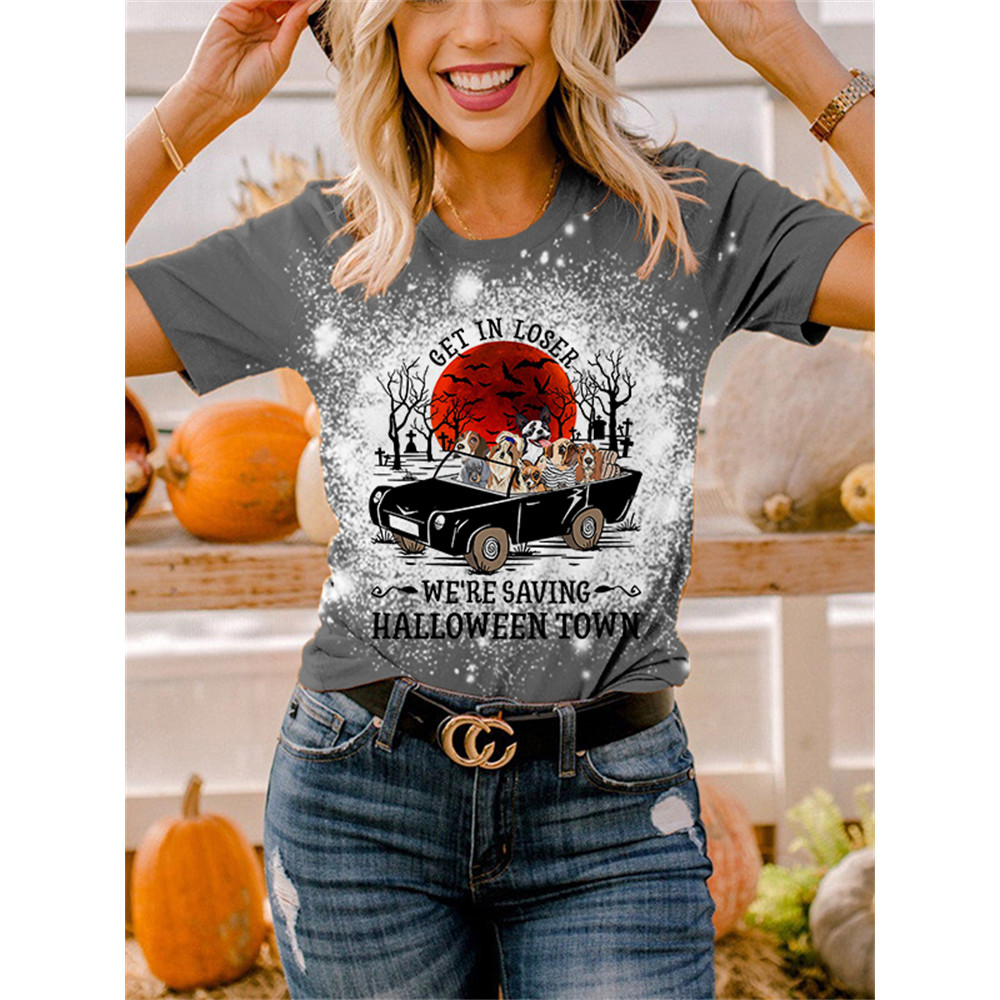 Get In Losers We're Saving Halloween Town T Shirt