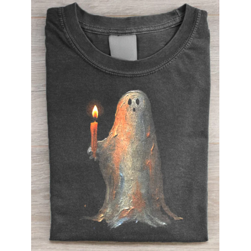 Ghost Holding A Candle T-shirt