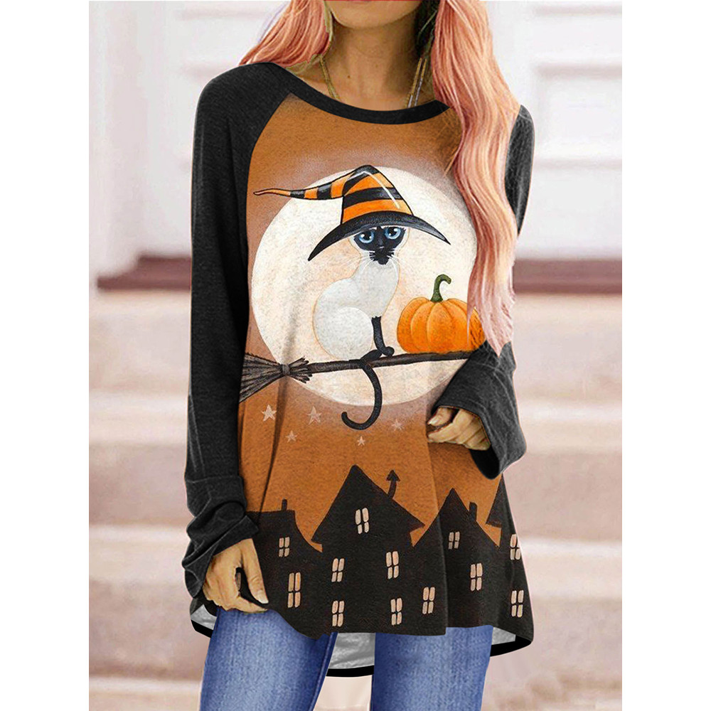 Halloween Cat Witch Tunic