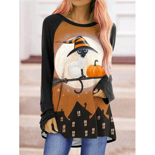 Halloween Cat Witch Tunic