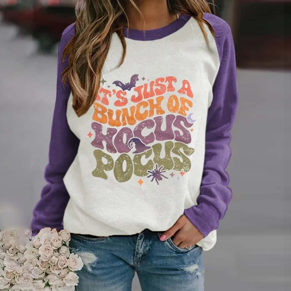 Halloween Long Sleeve Casual Sweatshirt