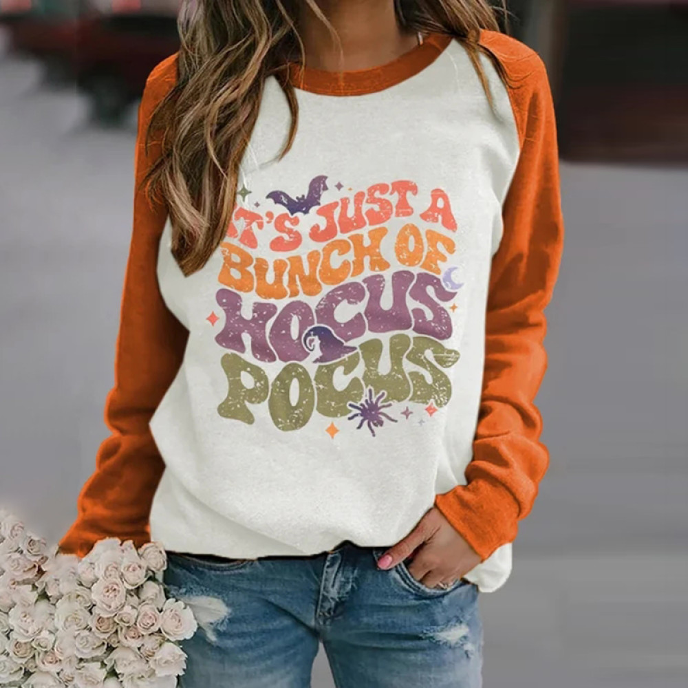 Halloween Long Sleeve Casual Sweatshirt