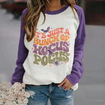 Halloween Long Sleeve Casual Sweatshirt