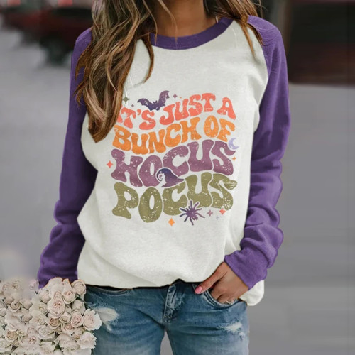 Halloween Long Sleeve Casual Sweatshirt