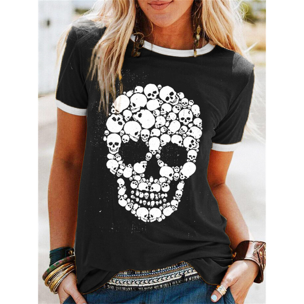Halloween Spooky Skull Of Skulls T Shirt
