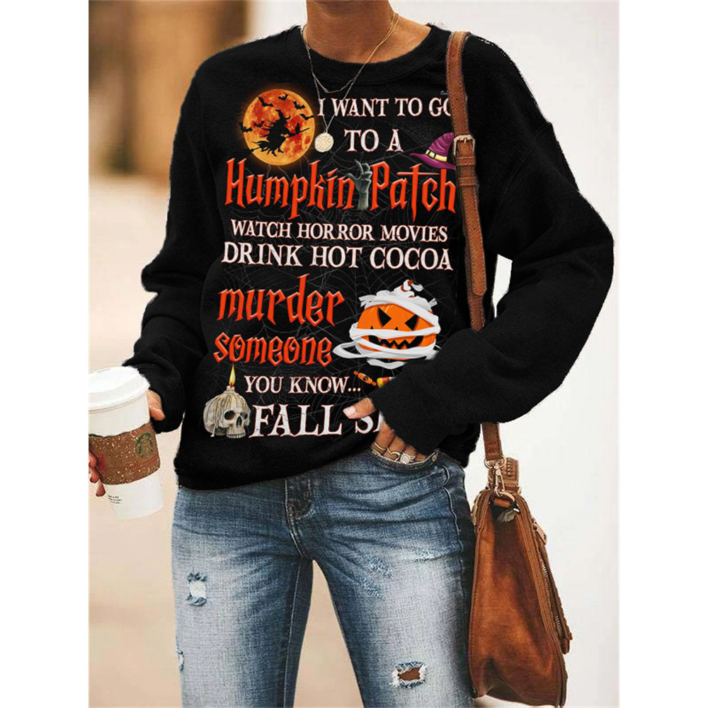 Halloween To Do List Inspired Sweatshirt