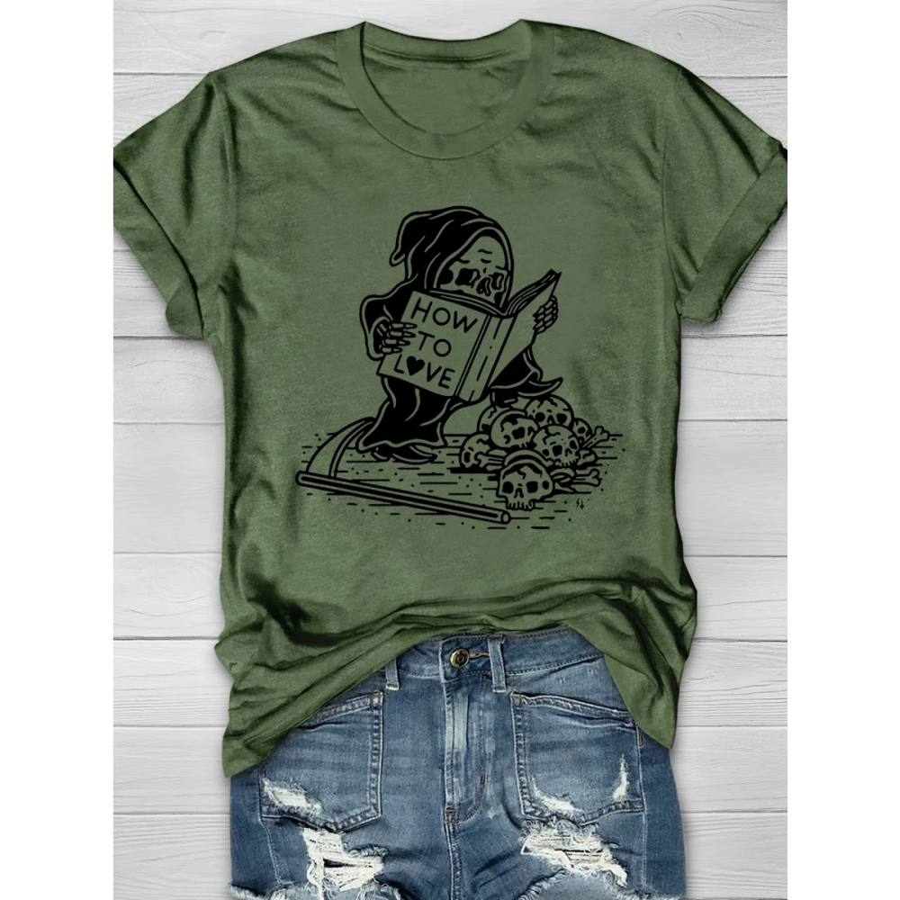 How To Love Skull Short Sleeve T-shirt