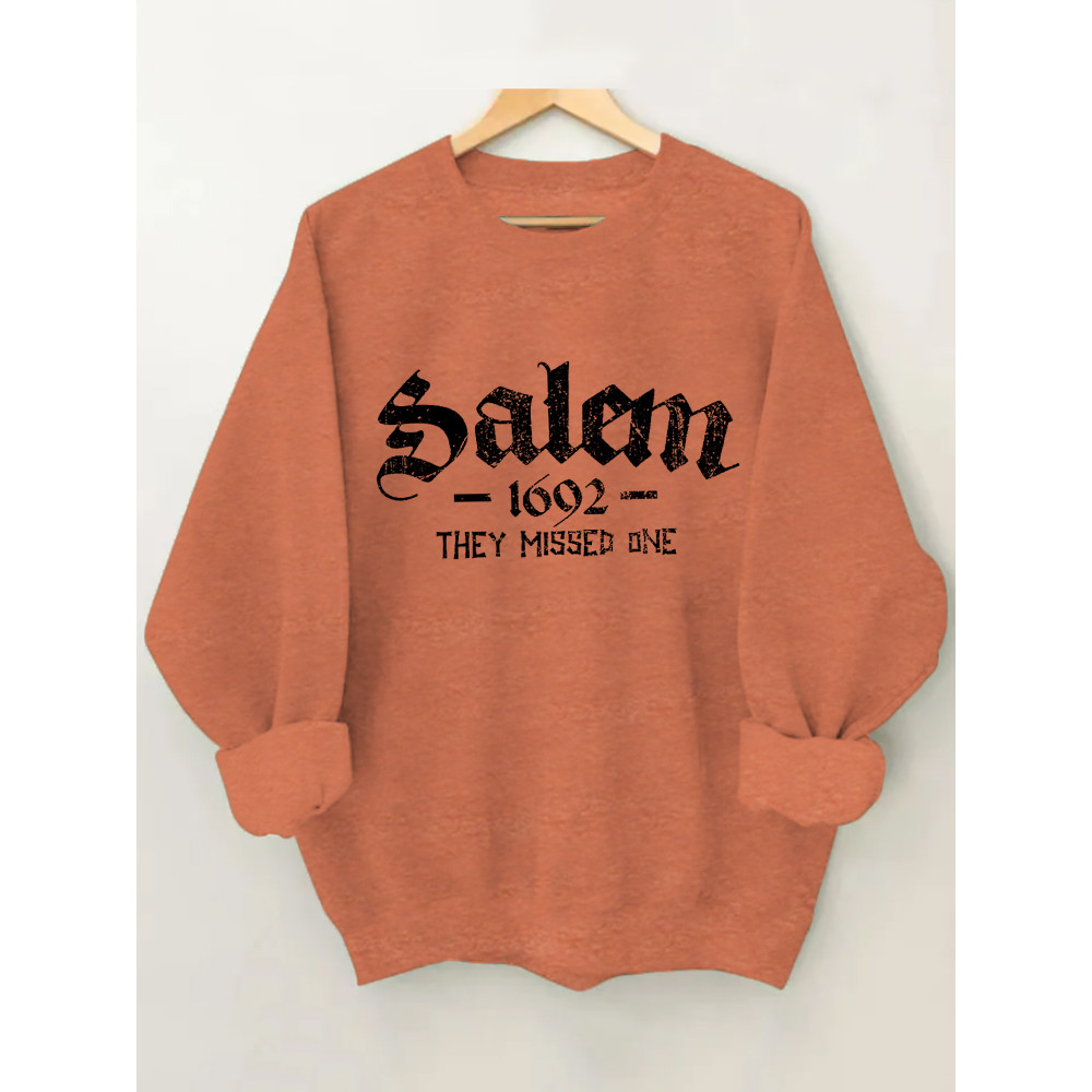 Salem 1692 They Missed One Halloween Sweatshirt