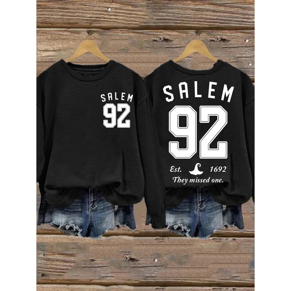 Salem 1692 They Missed One Washed Sweatshirt