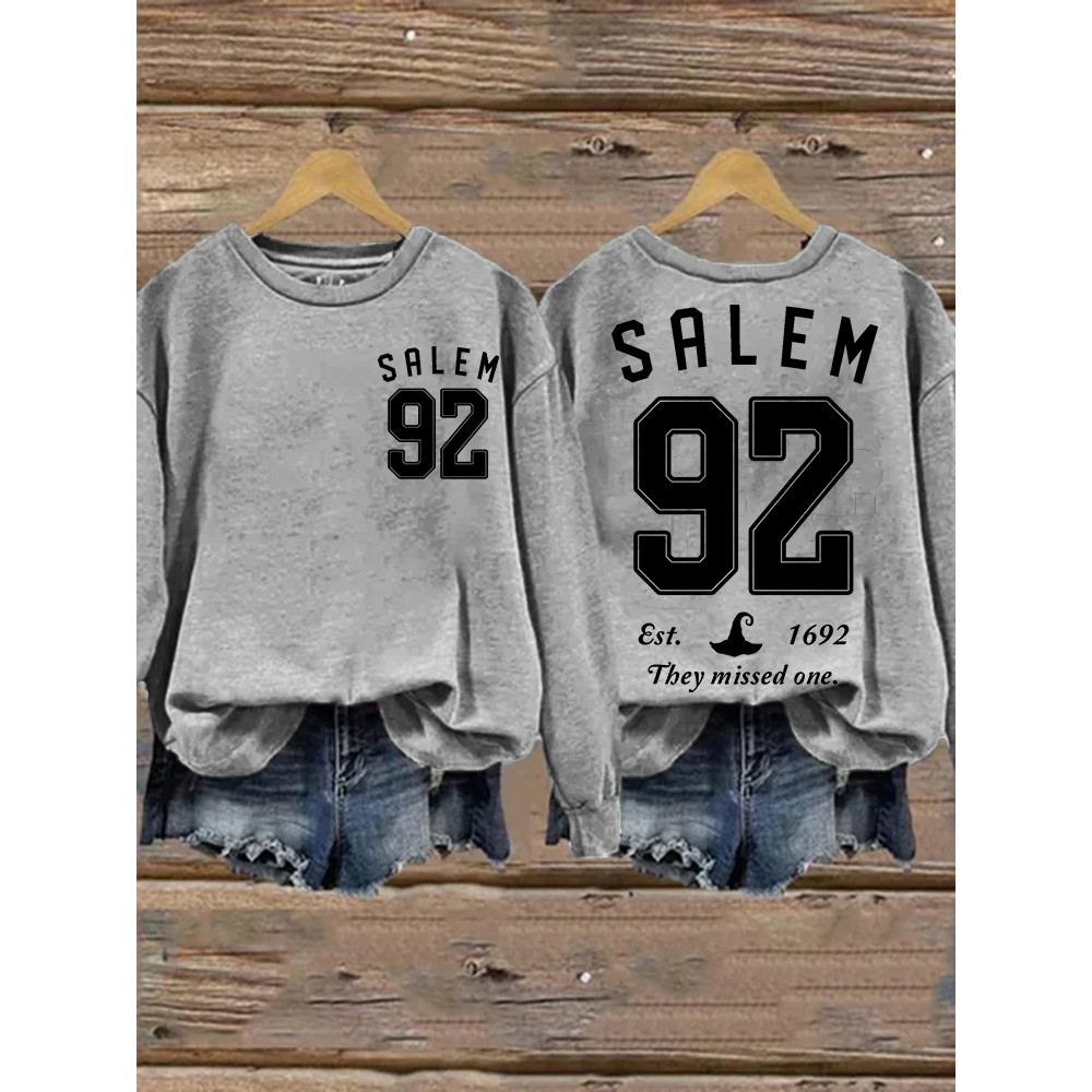 Salem 1692 They Missed One Washed Sweatshirt