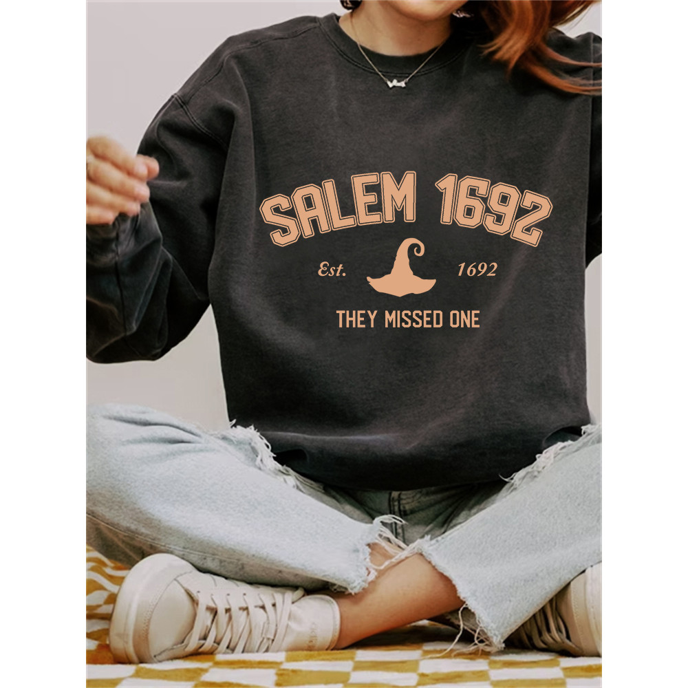 Salem 1692 They Missed One Washed Sweatshirt