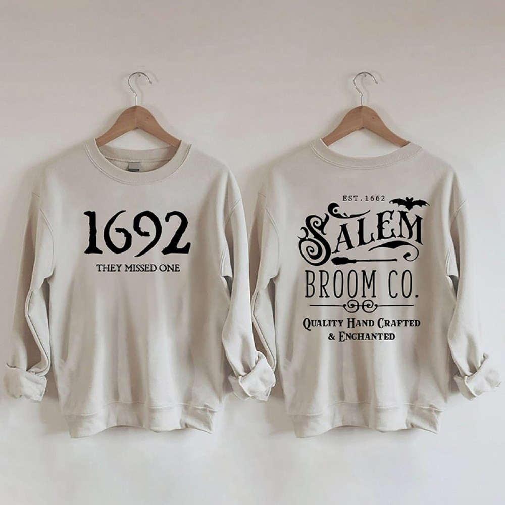 Salem Broom Co Halloween Sweatshirt