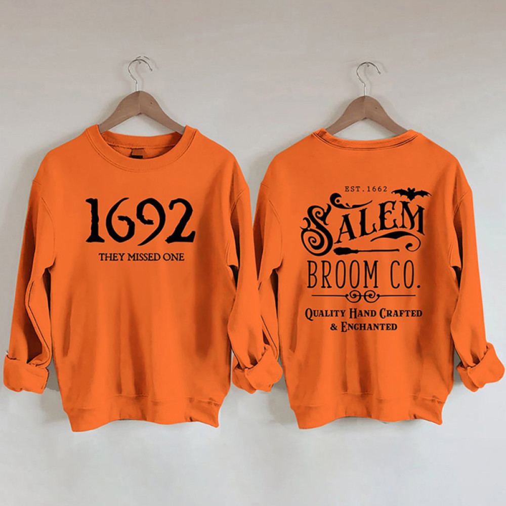 Salem Broom Co Halloween Sweatshirt
