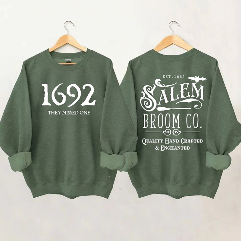 Salem Broom Co Halloween Sweatshirt
