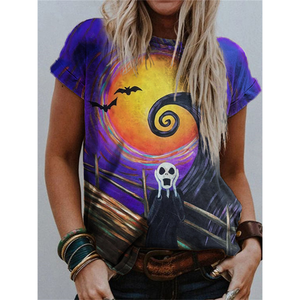 Scream Inspired Halloween Ghost Art T Shirt