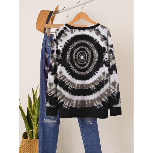 Spooky Skull Inspired Tie Dye Sweatshirt