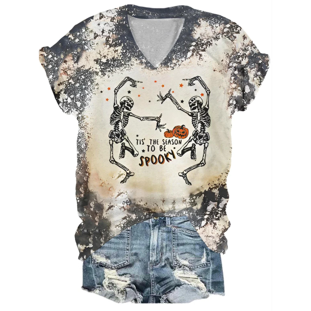 Tis' The Season To Be Spooky Pumpkin Face T-Shirt