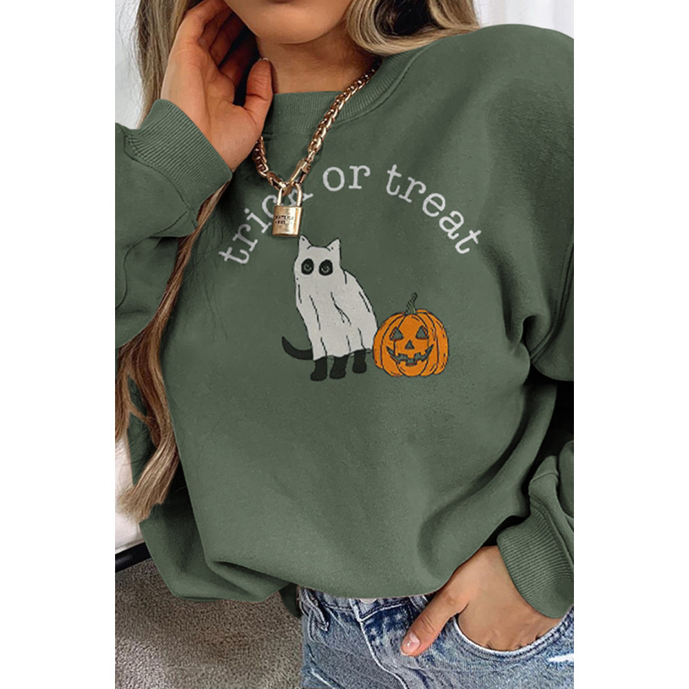 Trick Or Treat Cat Sweatshirt