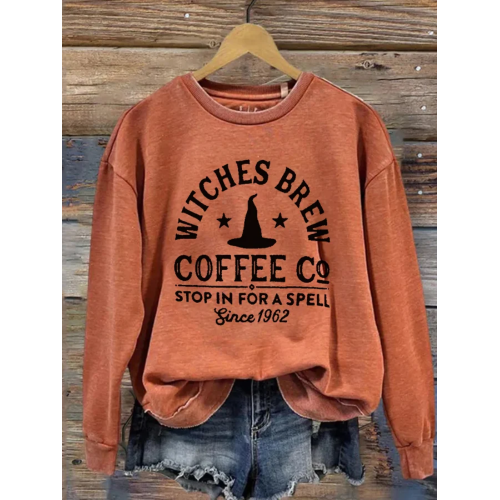 Women's Casual Print Long Sleeve Sweatshirt