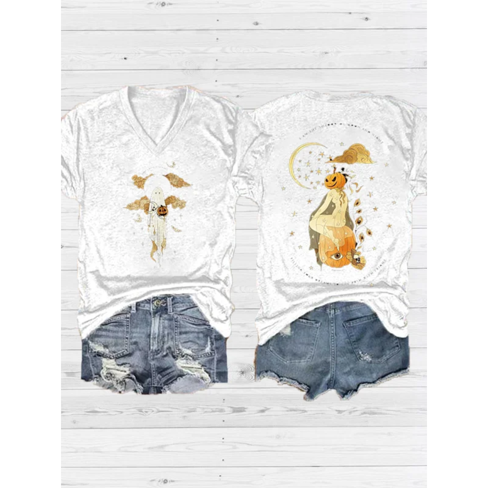 Women's Ghost Art Casual T-Shirt