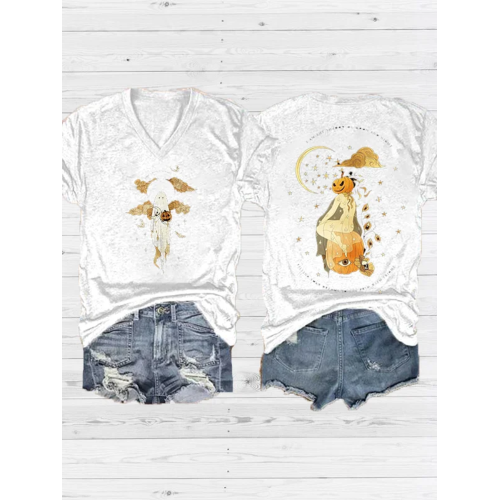 Women's Ghost Art Casual T-Shirt