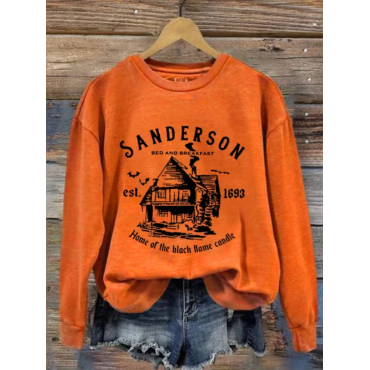 Women's Sanderson Witch Museum Halloween Casual Sweatshirt