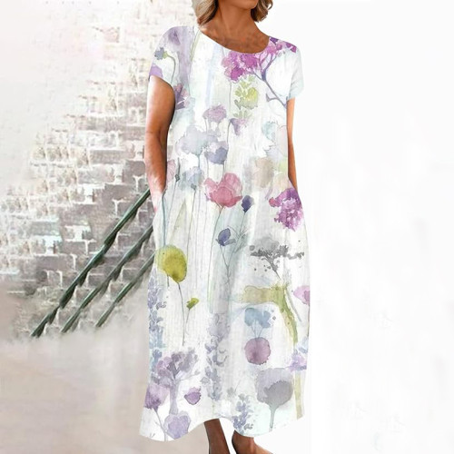 Blossom Japanese Flowy Midi Dress