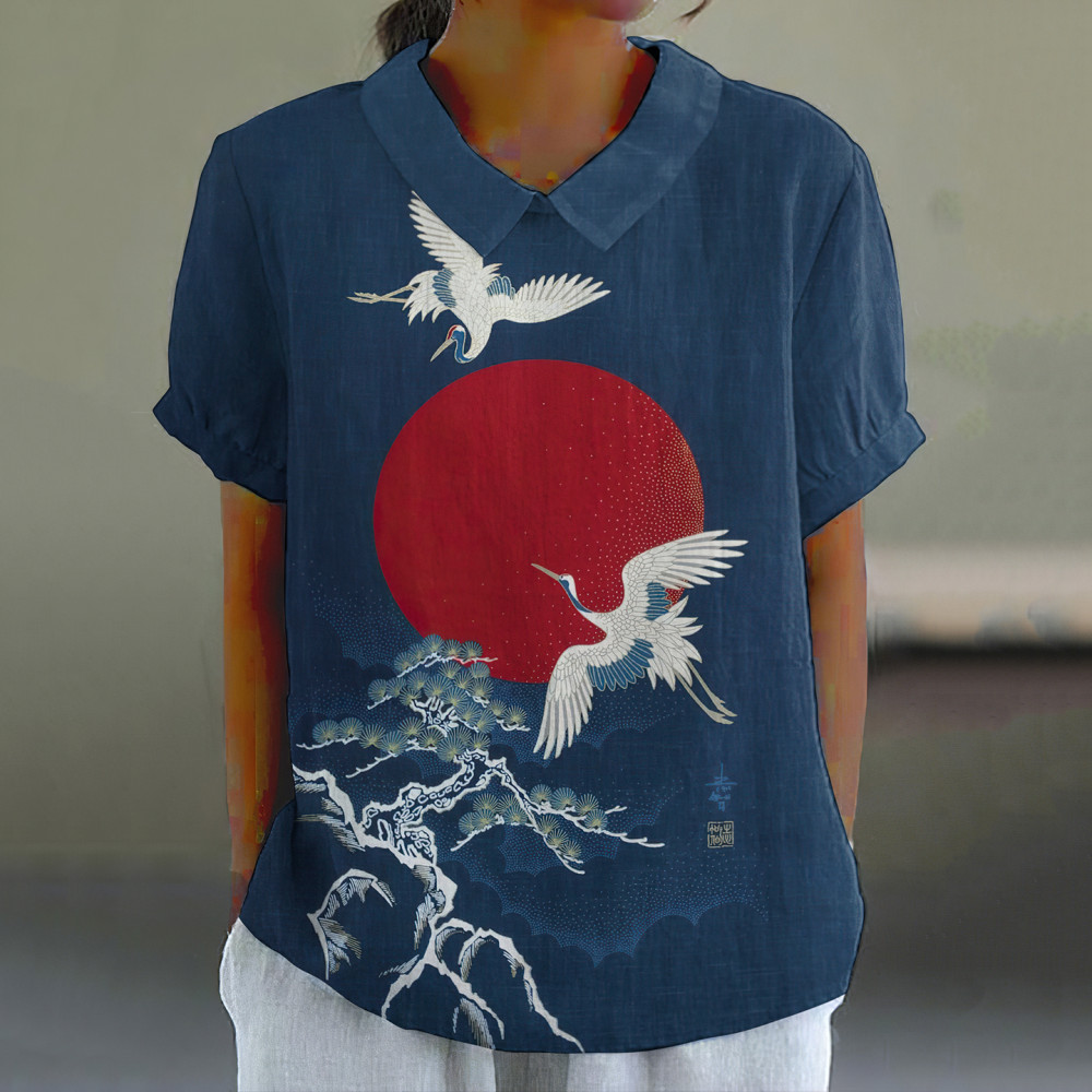 Casual Sunshine Print Women'S T-Shirt