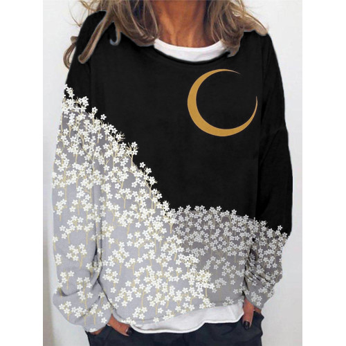 Classic Japanese Pattern Oversized Cozy Sweatshirt