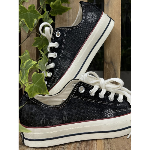 Japanese Traditional Sashiko Art Canvas Shoes
