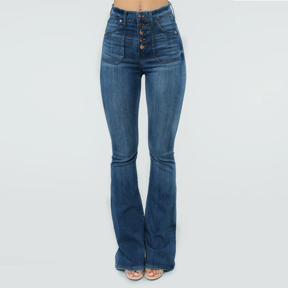 Classic High-rise Bootcut Jeans
