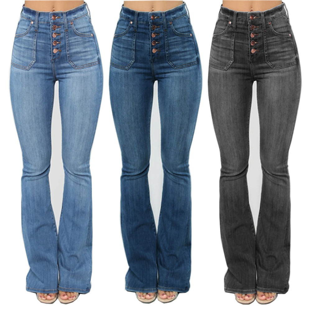 Classic High-rise Bootcut Jeans