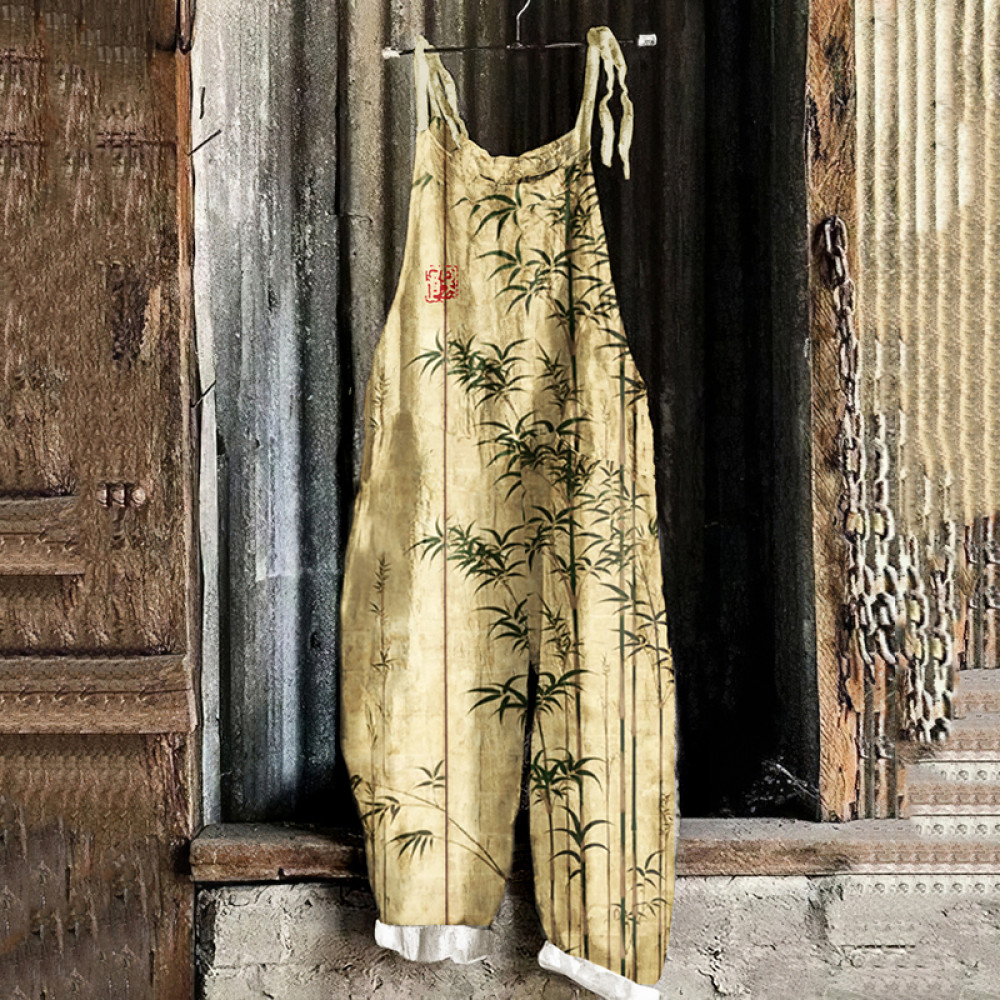 Bamboo Japanese Art Jumpsuit