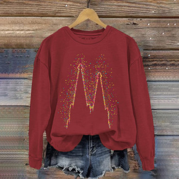 Carnival Confetti Castle Kölle Alaaf Printed Sweatshirt