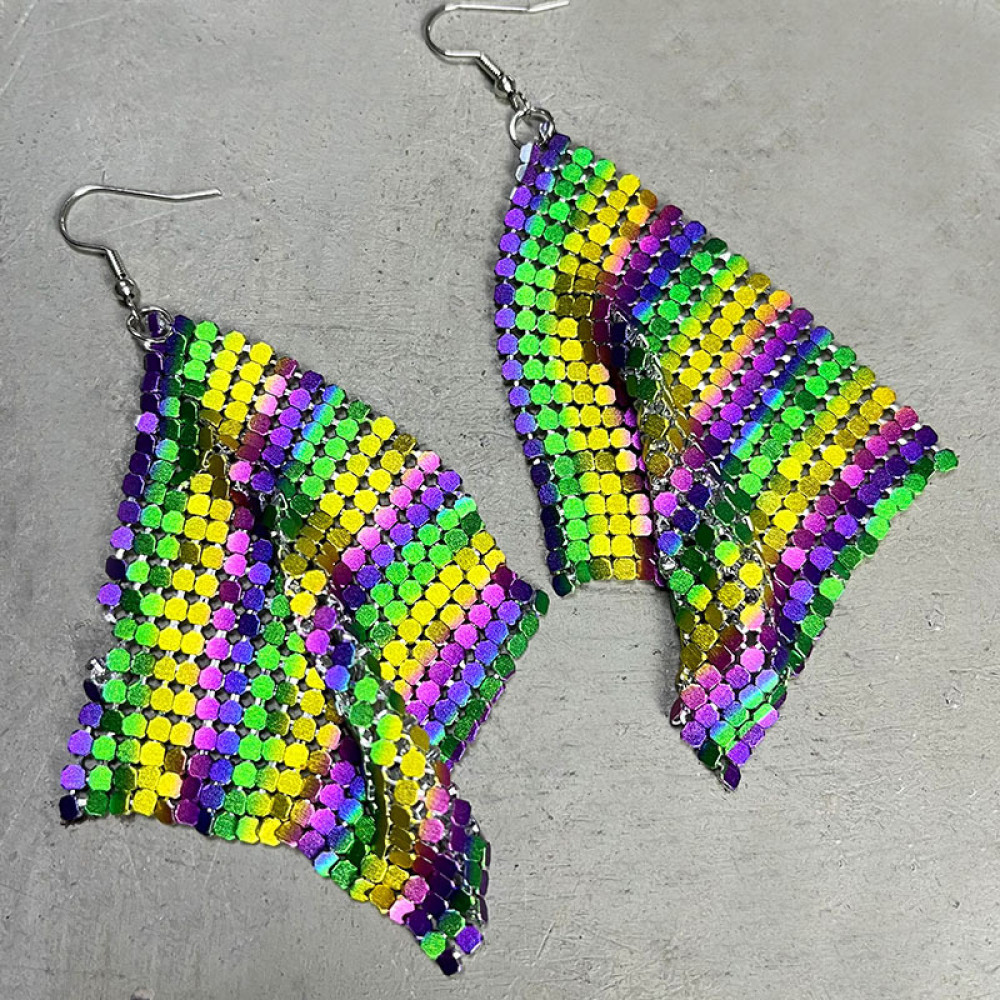 Fashion Mardi Gras Earrings