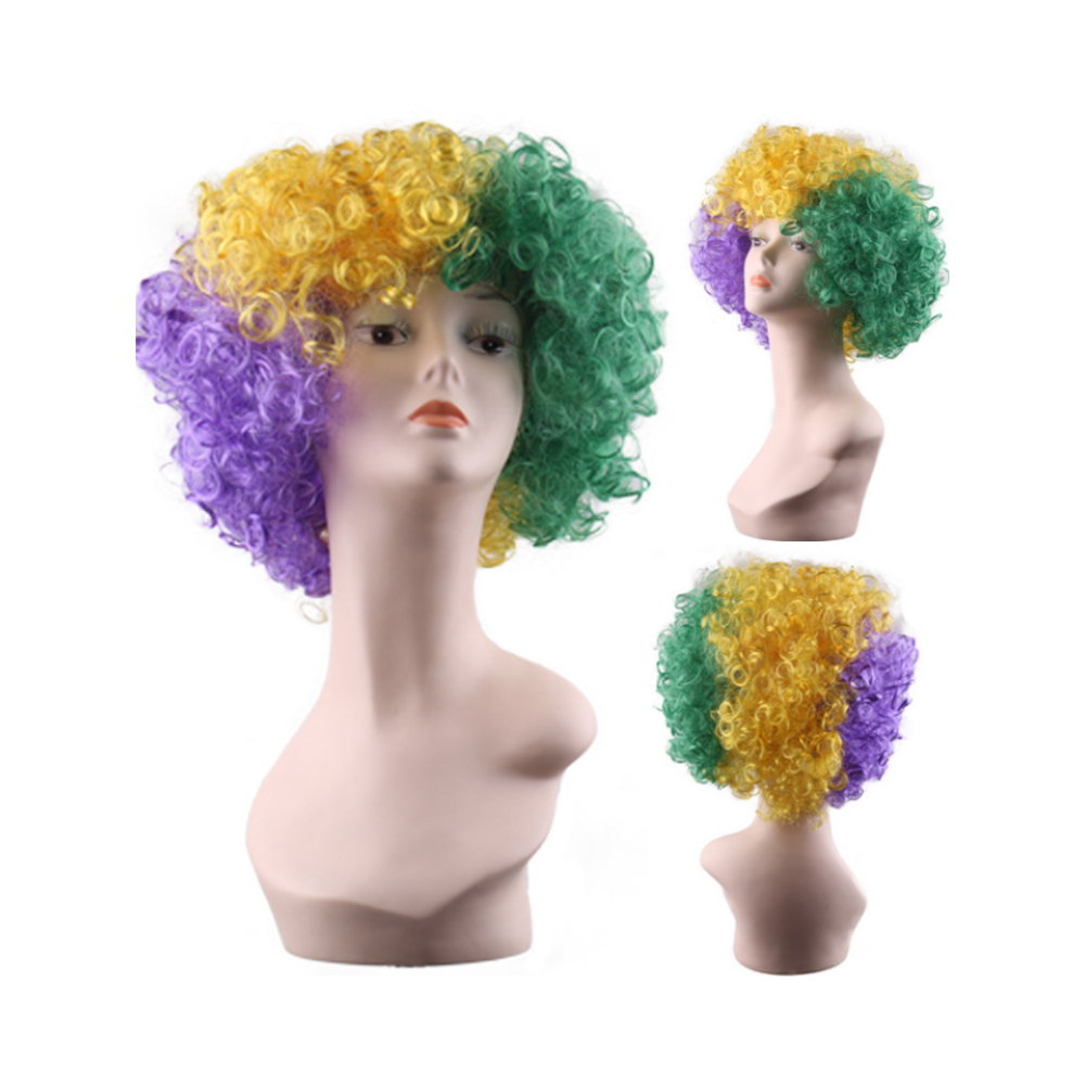 Mardi Gras Carnival Wig
