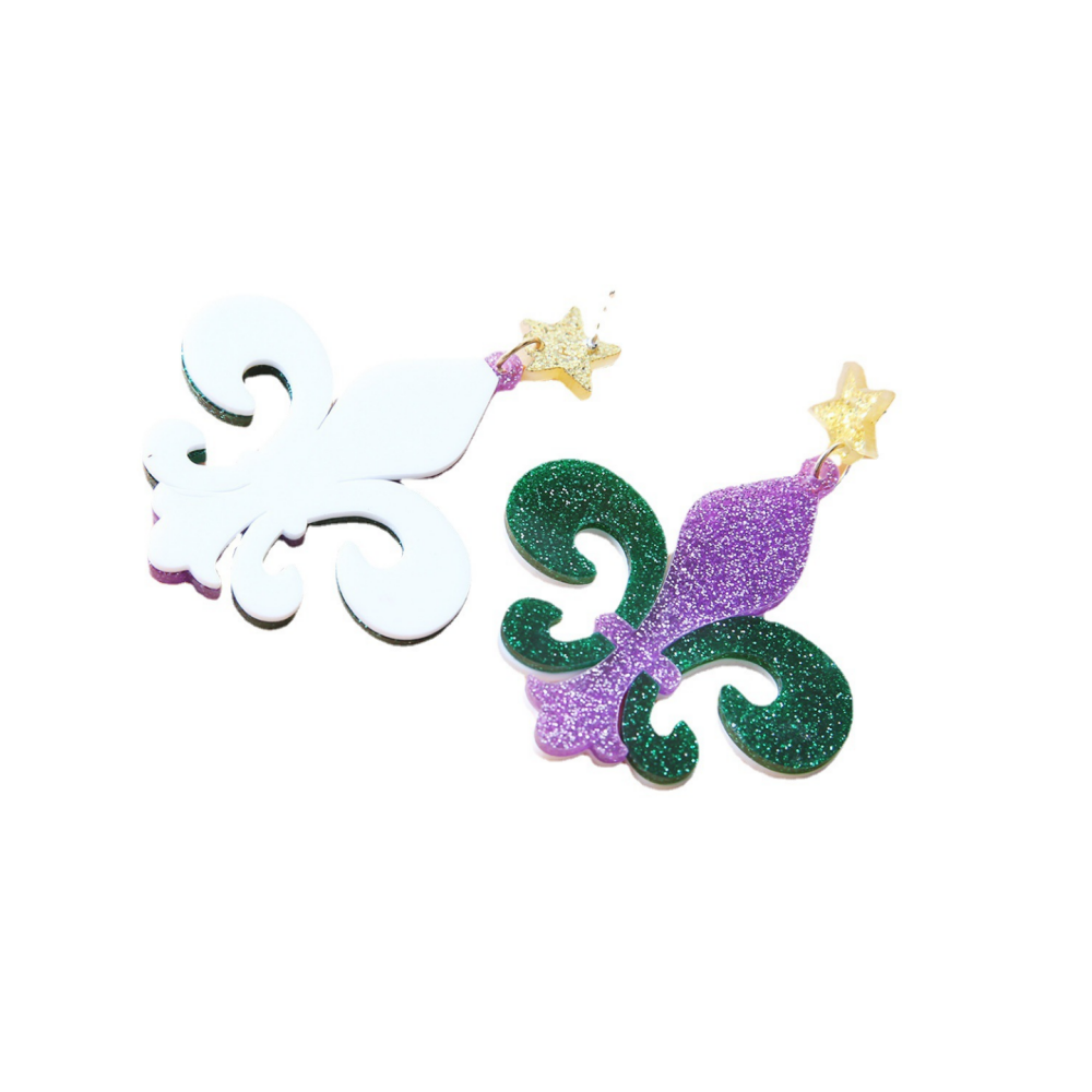 Tri Color Carnival Earrings
