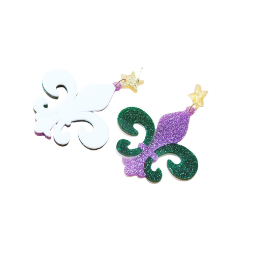 Tri Color Carnival Earrings